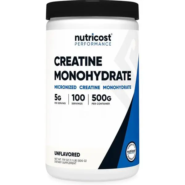 Creatine Monohydrate Powder - Creatine Monohydrate Bubuk Mikronisasi 500G, 5000mg