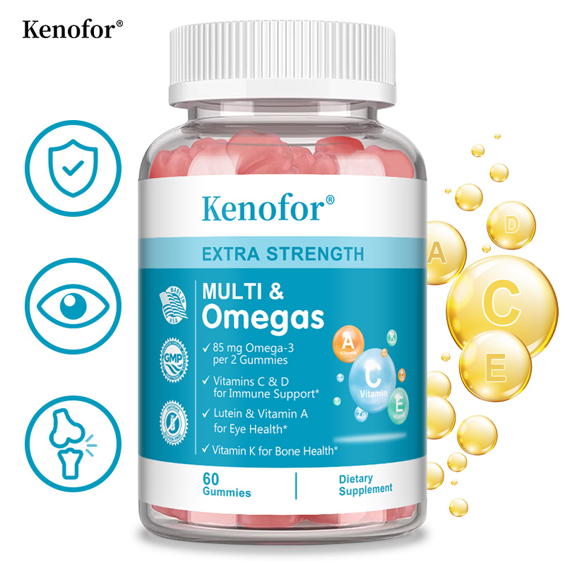Multivitamin Gummy Adult - Permen Multivitamin, Kaya akan Omega 3,