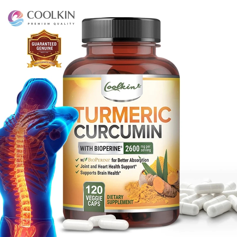 Turmeric Curcumin Capsule - Suplemen Kurkumin dengan Lada Hitam 2600
