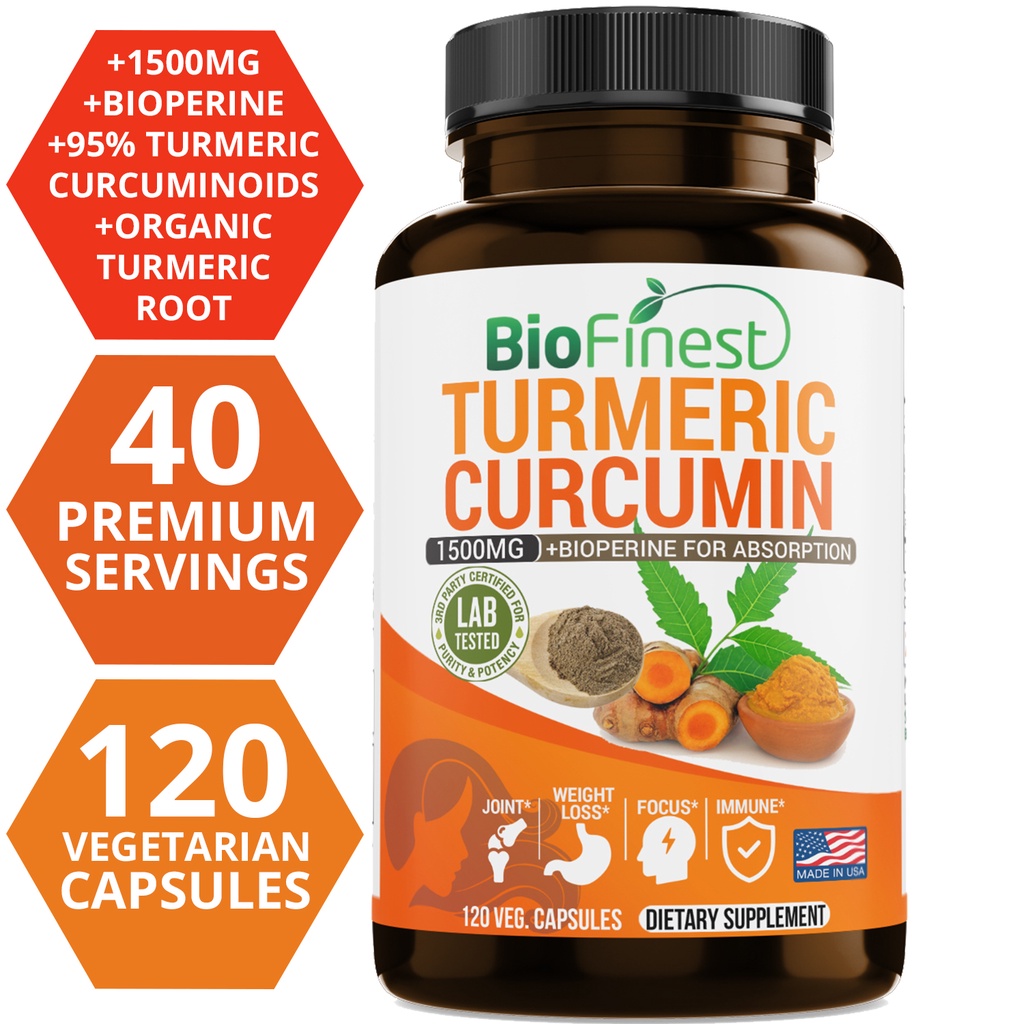 Turmeric Curcumin Capsule - Biobesest Kurkumin 1500 Mg 95% kurkumin-penyerapan