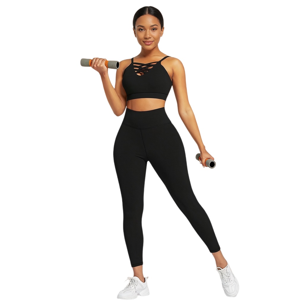 Fitness & Nutrition Lab - 3 Set Pakaian Yoga Wanita -