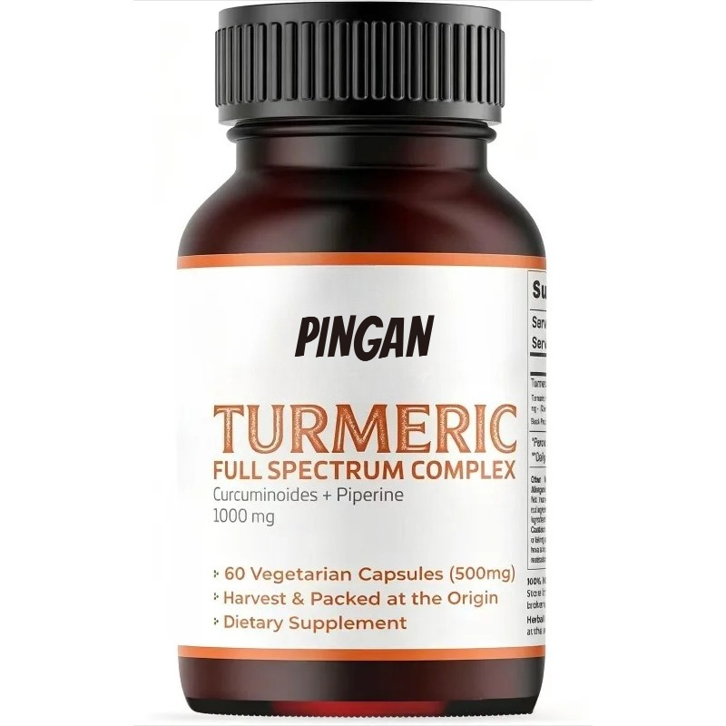 Turmeric Curcumin Capsule - Kapsul Kunyit 1000mg Mengandung 95% Kurkumin