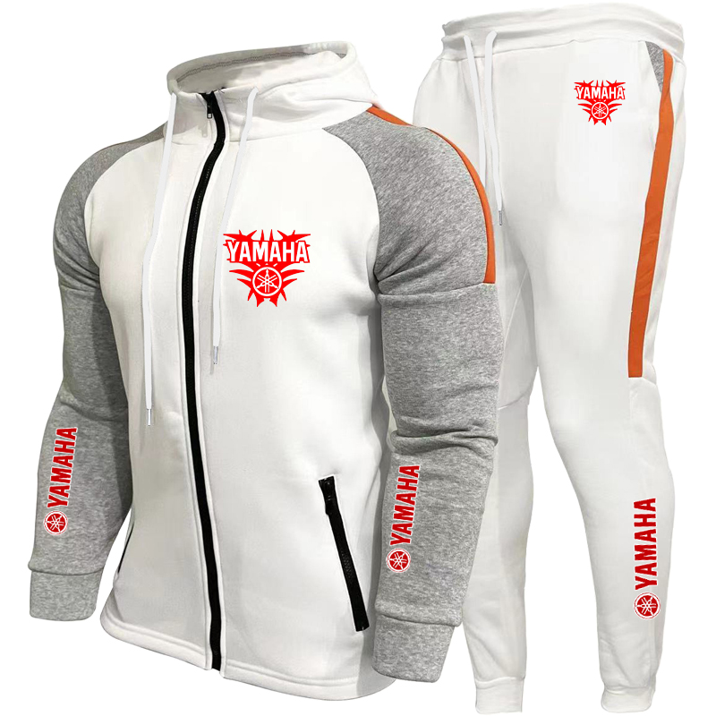 Fitness & Nutrition Lab - Setelan Balap Pria YAMAHA Jaket Berkerudung