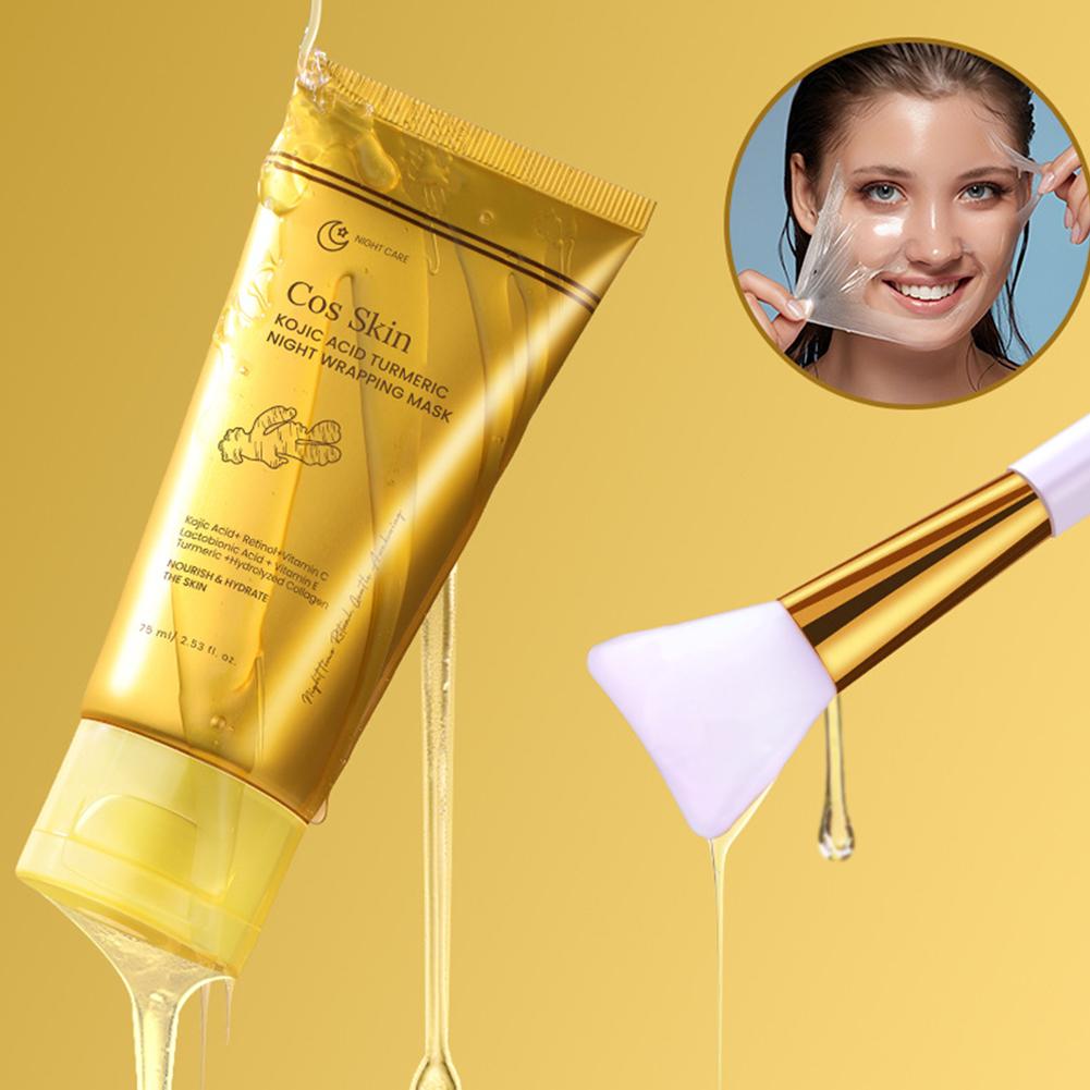 Turmeric Curcumin Capsule - Masker Peel Off Kunyit Asam Kojic