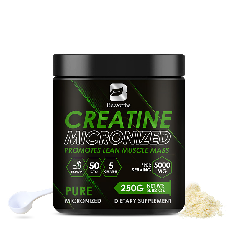 Creatine Monohydrate Powder - Beworthers Creatine monohidrat bubuk 5000Mg untuk