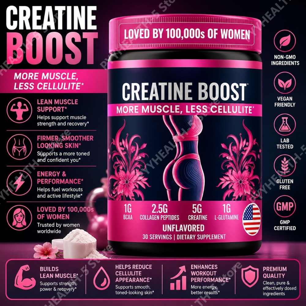 Creatine Monohydrate Powder - Bubuk Creatine Monohydrate untuk Wanita dengan