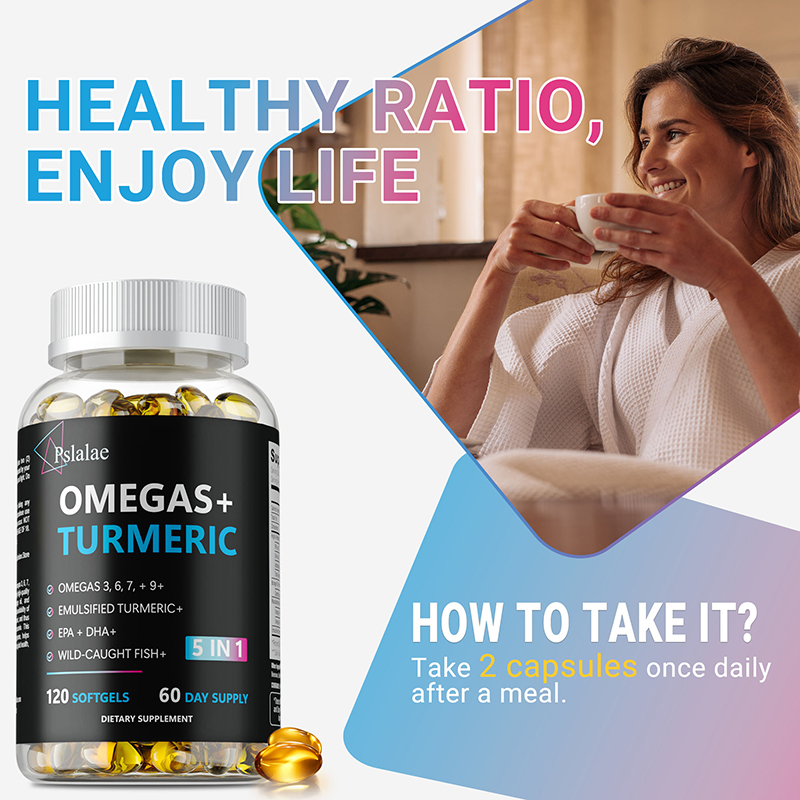 Kapsul Omega+ Kunyit - Meningk - Turmeric Curcumin Capsule ulasan dan harga