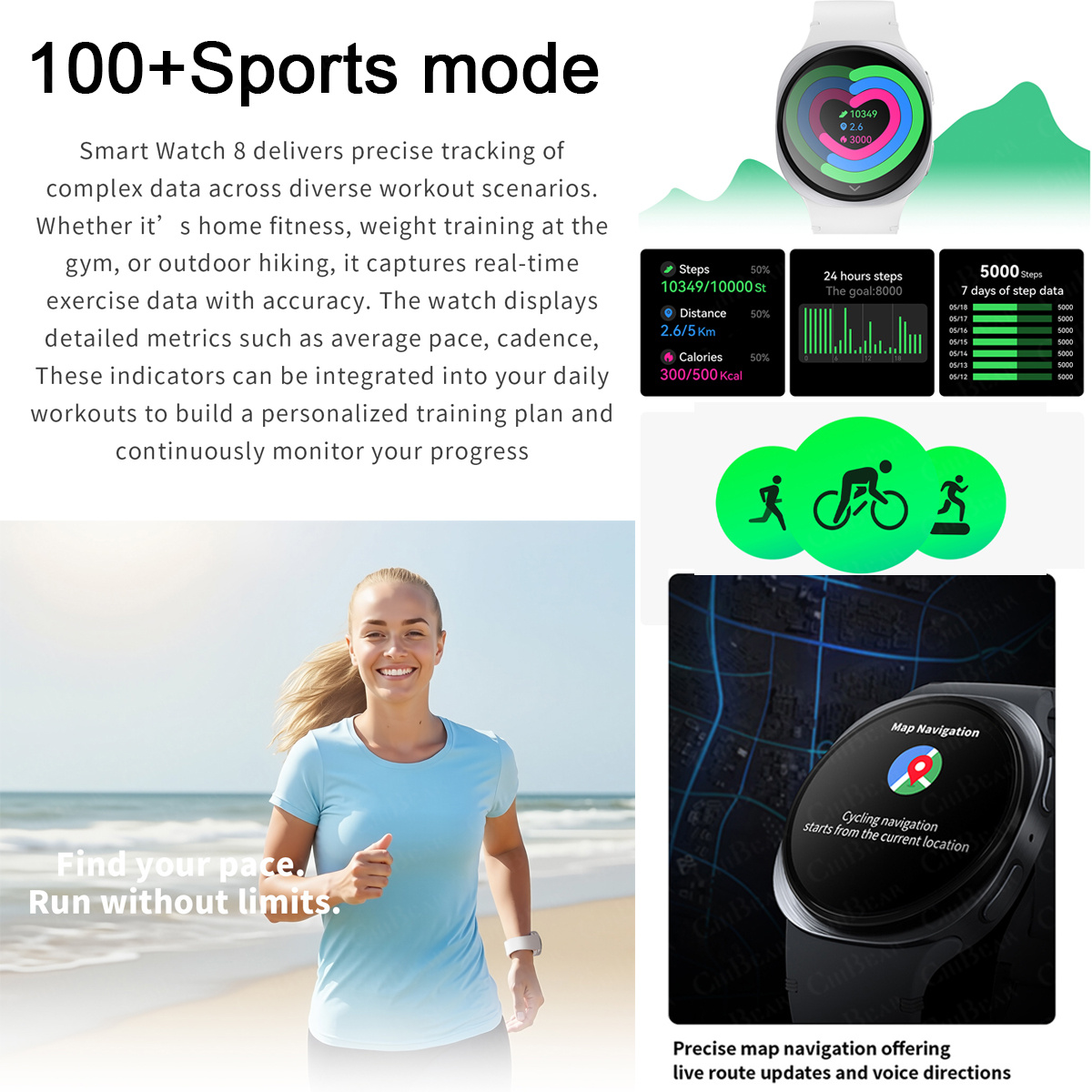 Jam Tangan Baru 2026 8 Mini GP - Nutrition Gym ulasan dan harga