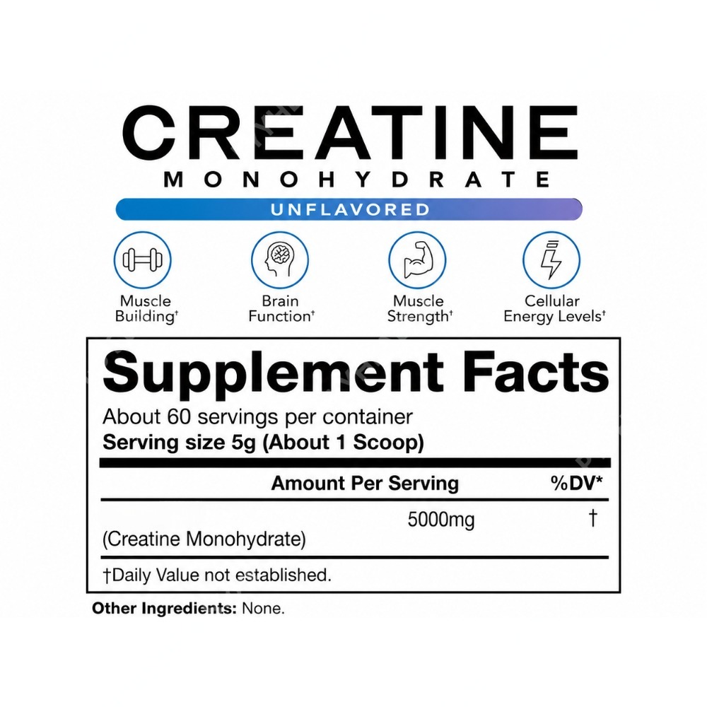 Bubuk Creatine Monohydrate 500 - Creatine Monohydrate Powder ulasan dan harga