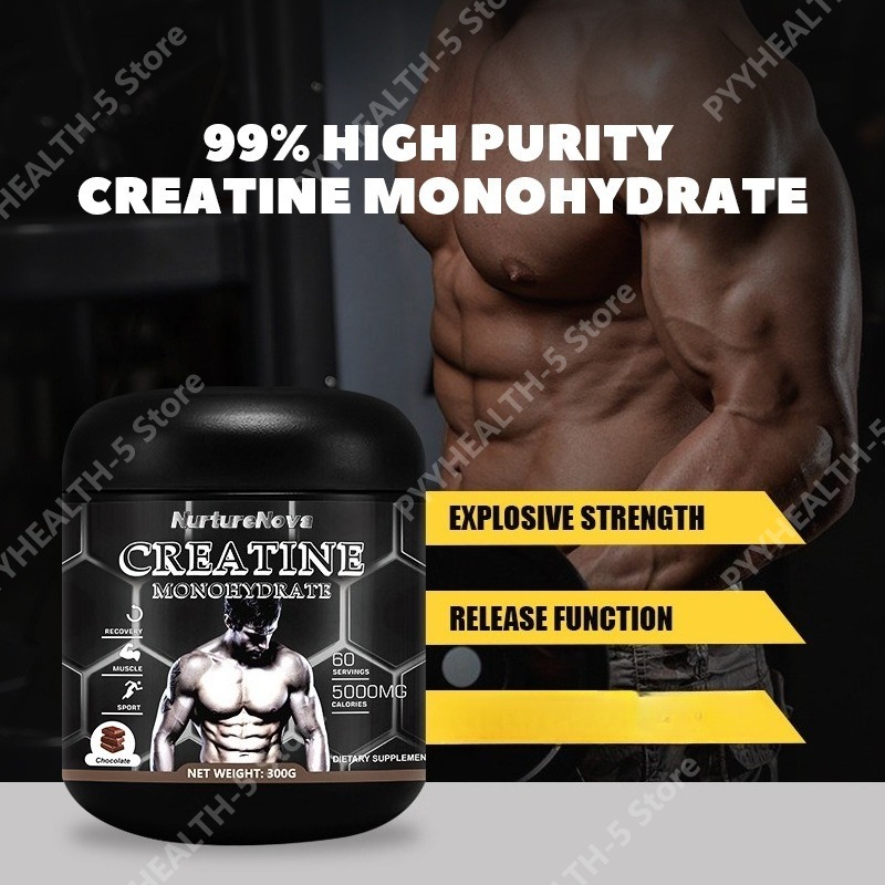 Bubuk Creatine Monohydrate 99% - Nutrition Fitness Supplements ulasan dan harga