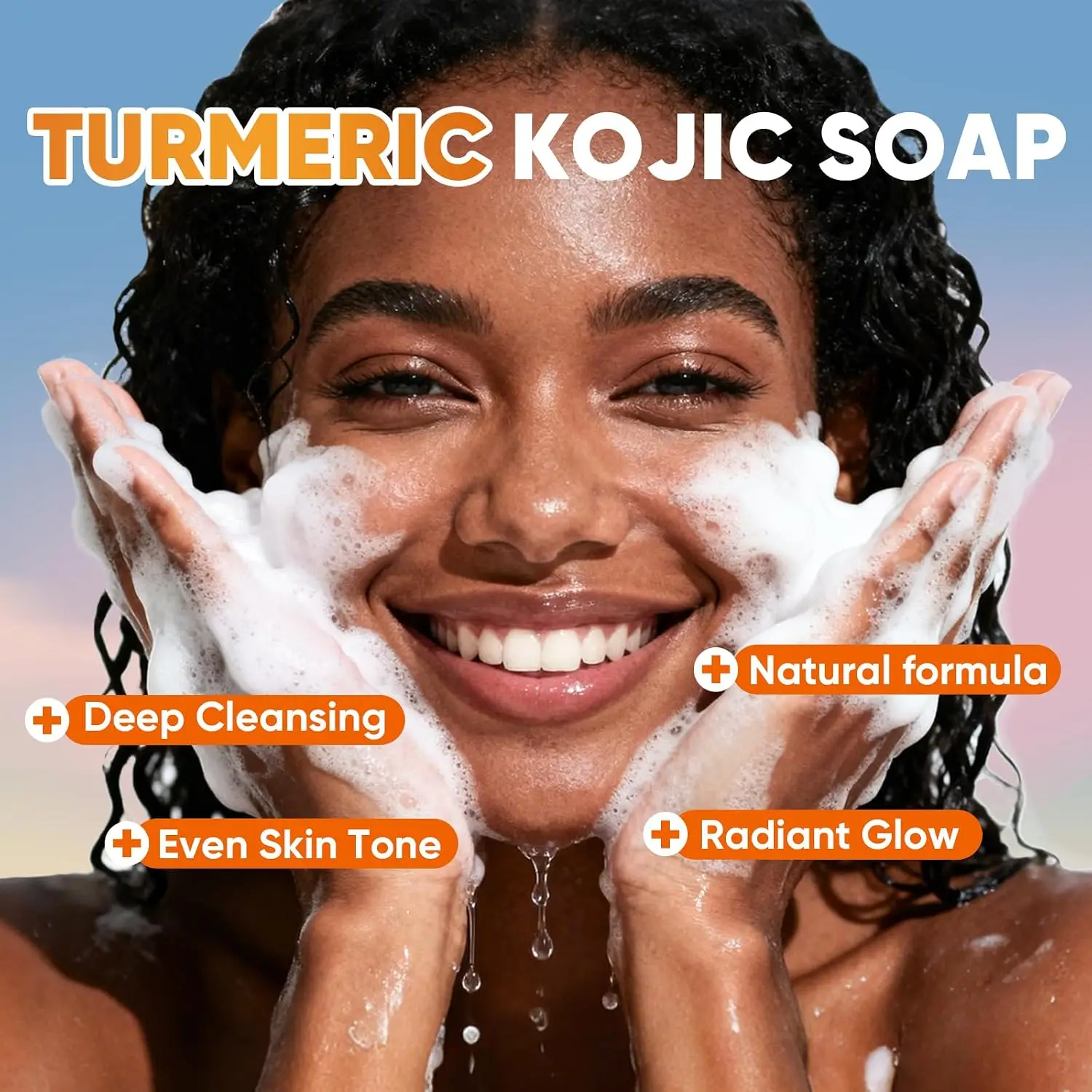 4 Batang Sabun Kunyit Asam Koj - Turmeric Curcumin Capsule ulasan dan harga