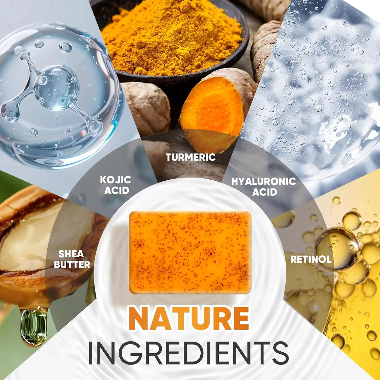 4 Batang Sabun Kunyit Asam Koj - Turmeric Curcumin Capsule ulasan dan harga