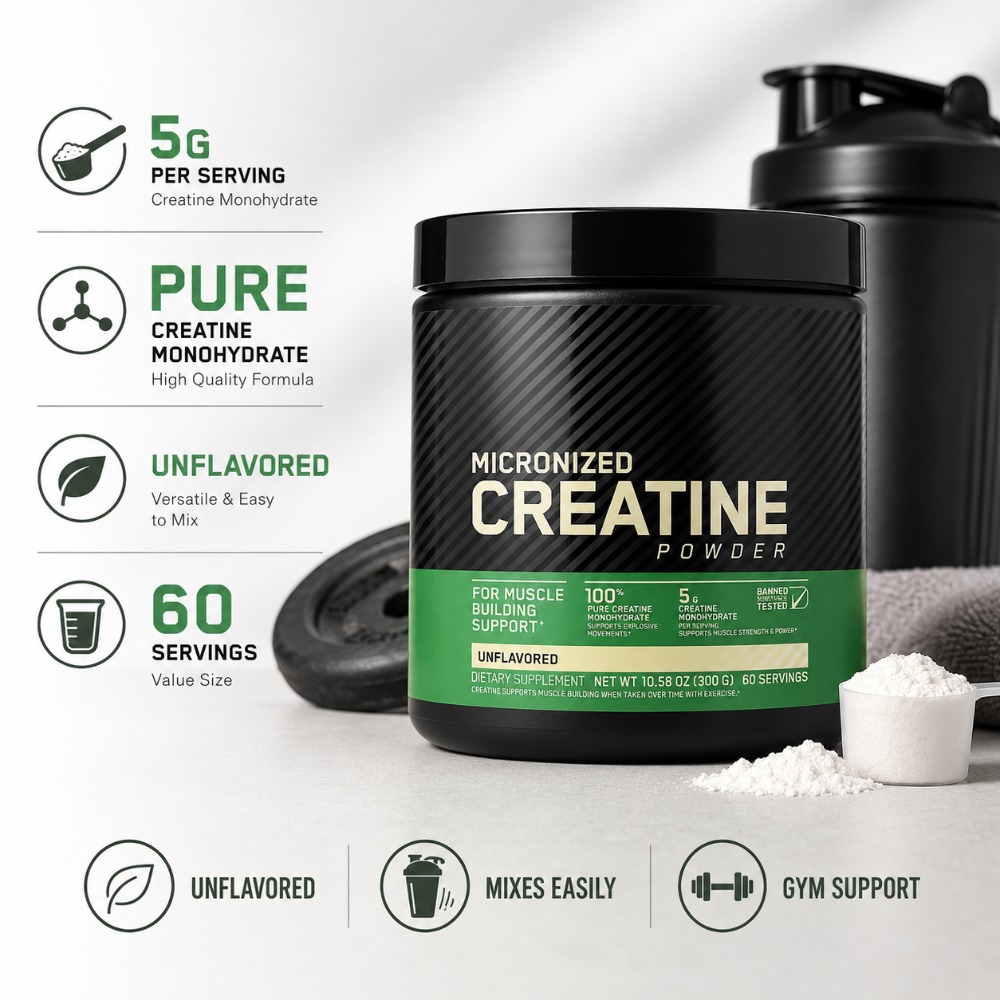 Bubuk Creatine Monohydrate 300 - Creatine Monohydrate Powder ulasan dan harga