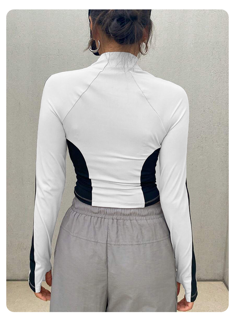 Pakaian Yoga Jaket Kerah Berdi - Fitness & Nutrition Lab ulasan dan harga