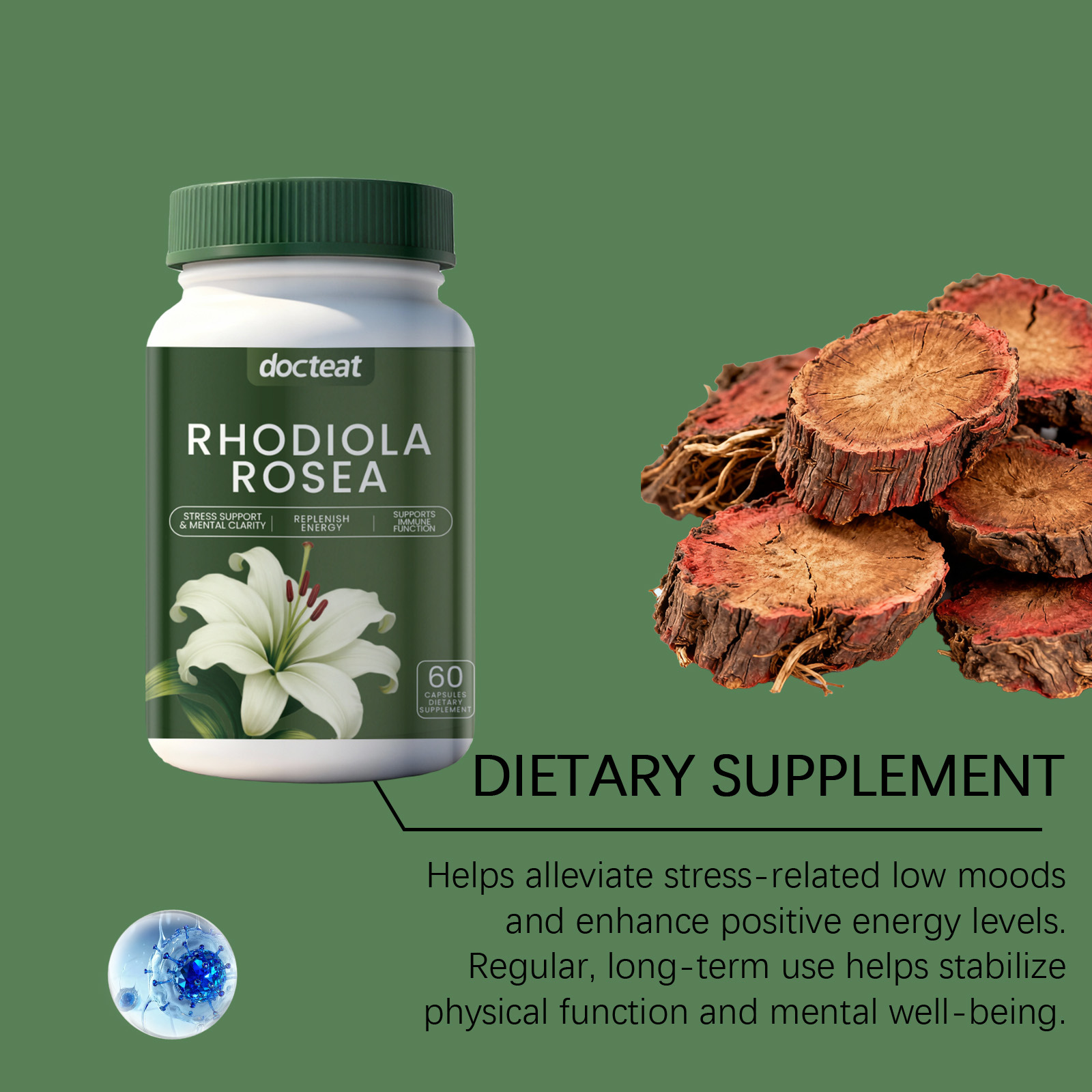 Kapsul Kesehatan Pria DOCTEAT  - Nutrition Fitness Supplements ulasan dan harga