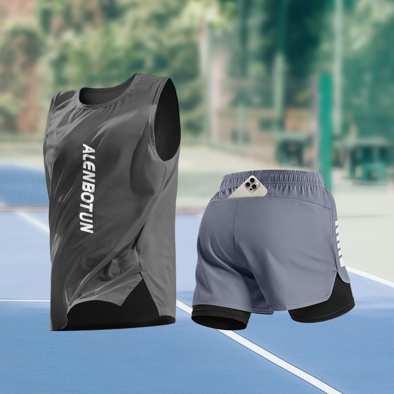 Set Olahraga Lari Pria Pakaian - Fitness & Nutrition Lab ulasan dan harga