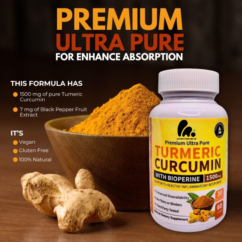 Suplemen Kunyit Kurkumin dan B - Turmeric Curcumin Capsule ulasan dan harga