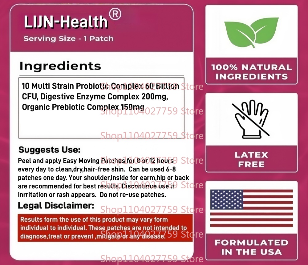 30 Plester Probiotik Transderm - Probiotics Women Health ulasan dan harga