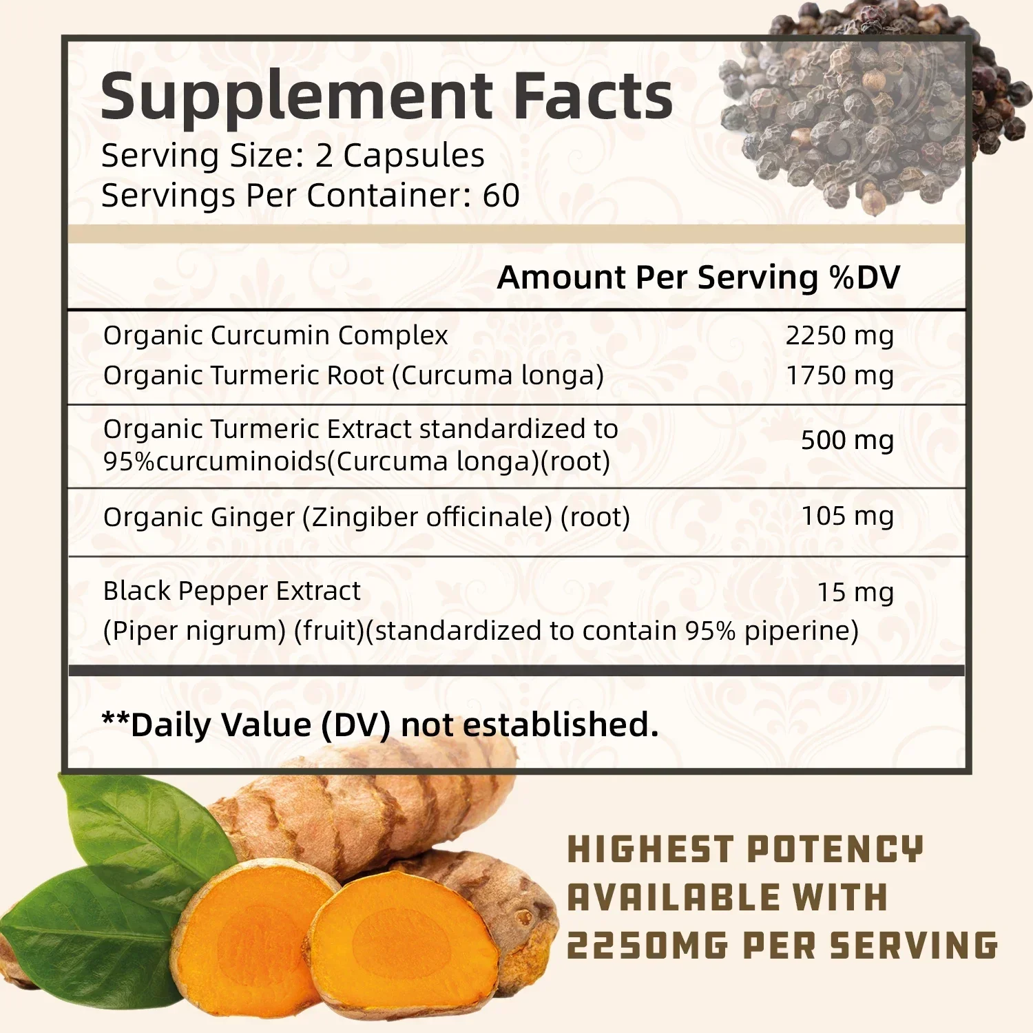 Kurkumin Kunyit - dengan 95% K - Turmeric Curcumin Capsule ulasan dan harga