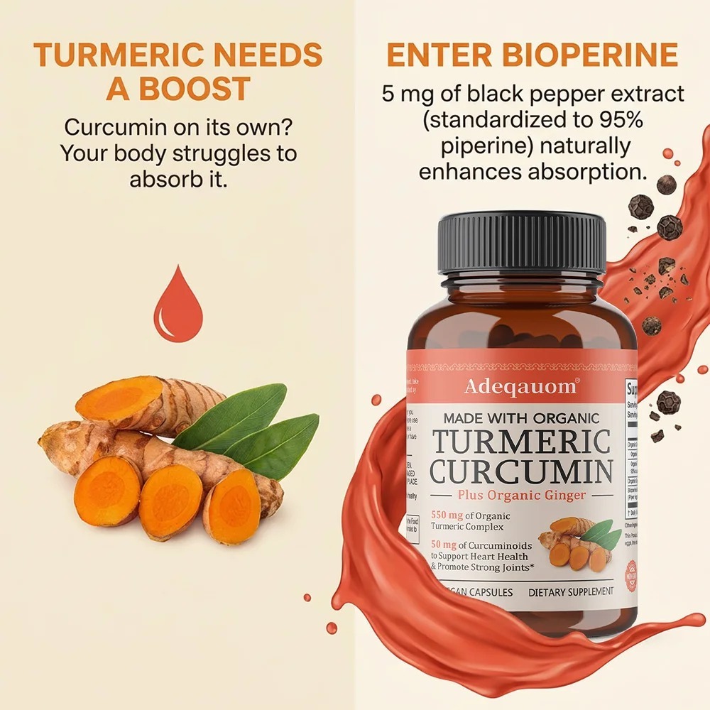 Suplemen Kunyit Kurkumin denga - Turmeric Curcumin Capsule ulasan dan harga