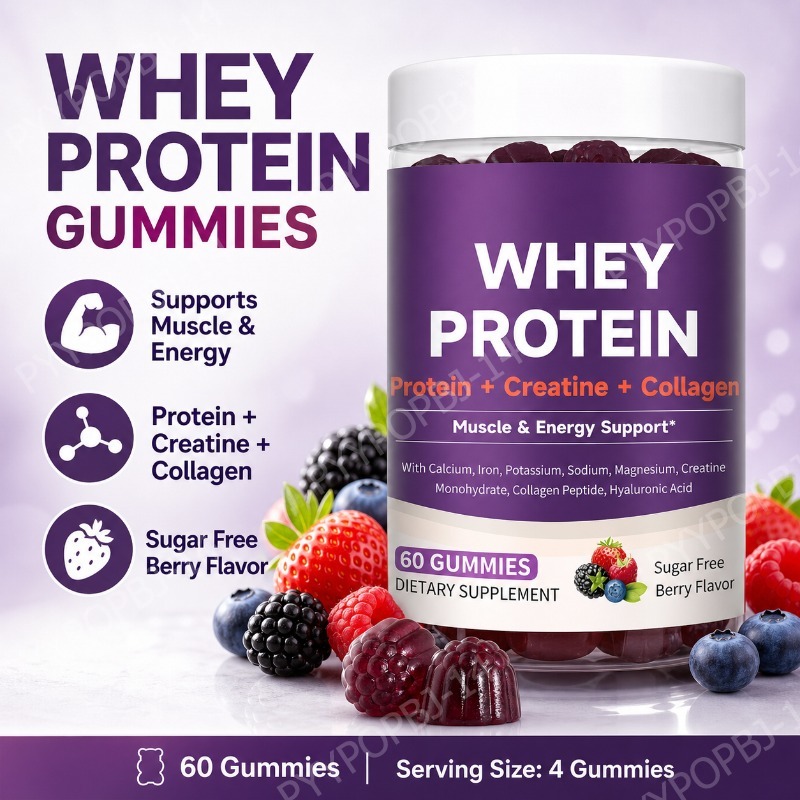 Permen Protein dengan Whey Cre - Nutrition Fitness Supplements ulasan dan harga