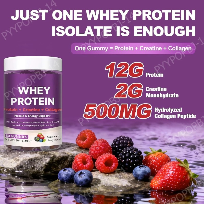 Permen Protein dengan Whey Cre - Nutrition Fitness Supplements ulasan dan harga