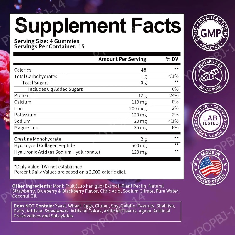 Permen Protein dengan Whey Cre - Nutrition Fitness Supplements ulasan dan harga