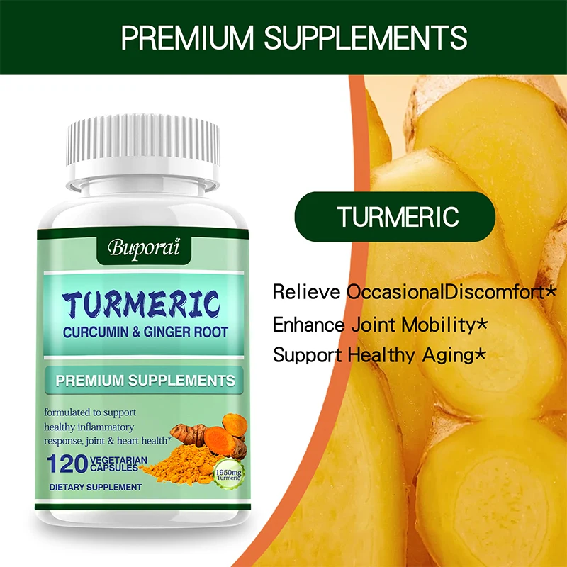 Kunyit Kurkumin + Akar Jahe -  - Turmeric Curcumin Capsule ulasan dan harga