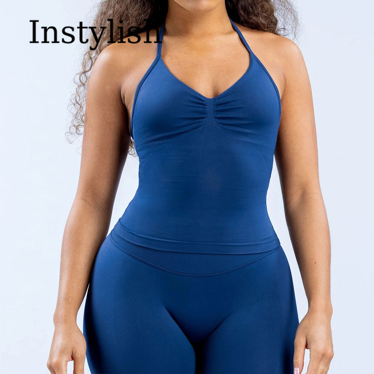 Set Yoga Wanita 2 Potong Tanpa - Fitness & Nutrition Lab ulasan dan harga