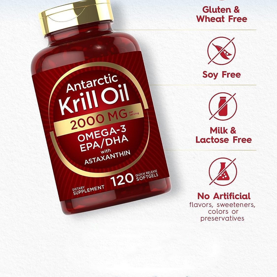 Kapsul lunak minyak krill mele - Nutrition Fitness Supplements ulasan dan harga