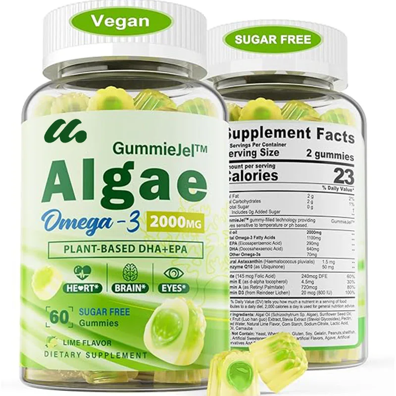 Suplemen gummy Omega 3 vegetar - Multivitamin Gummy Adult ulasan dan harga