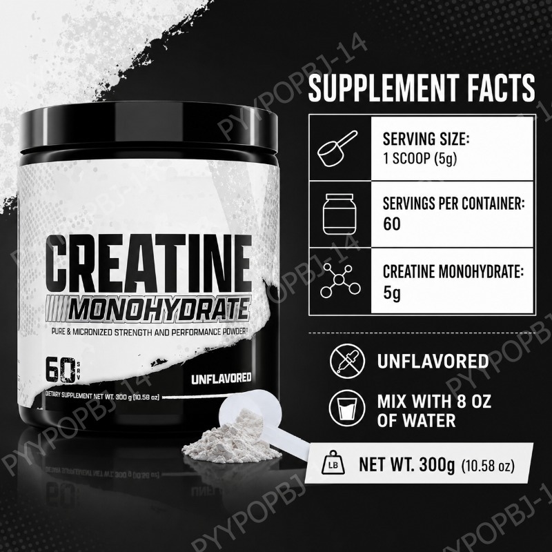 Bubuk Creatine Monohydrate 5g  - Creatine Monohydrate Powder ulasan dan harga